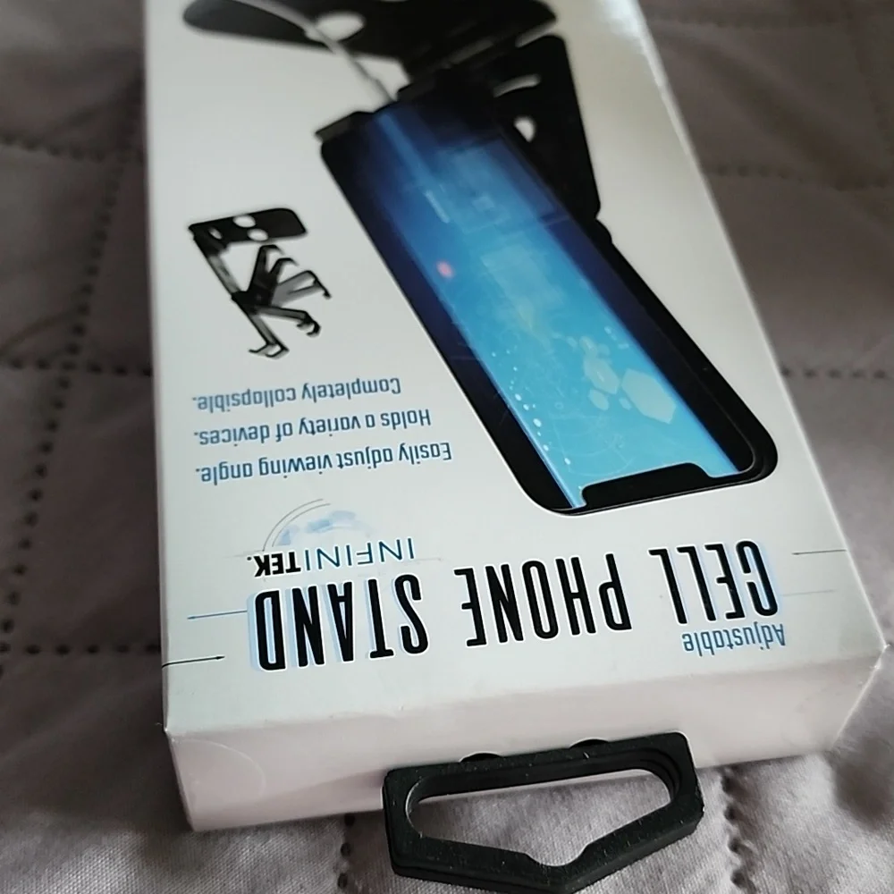 Black Adjustable Cell Phone Stand